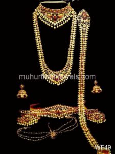 Wedding Jewellery Sets for Rent- WF49