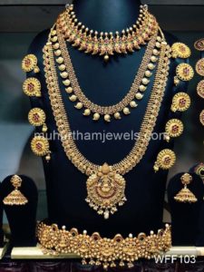 Wedding Jewellery Sets for Rent- WFF103