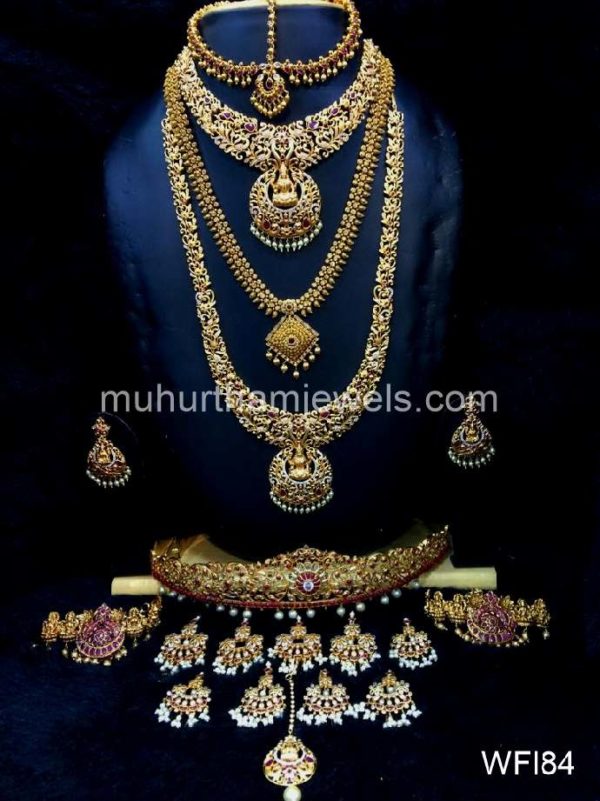 wedding jewellerysetsforrentWFI84 Muhurtham Jewels