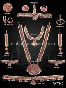 Wedding Jewellery Sets for Rent -WTH2