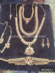 Wedding Jewellery Sets for Rent WTHF11