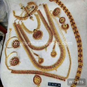 Wedding Jewellery Sets for Rent WTHF15