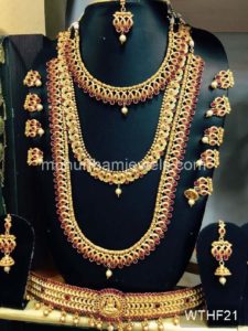 Wedding Jewellery Sets for Rent WTHF21