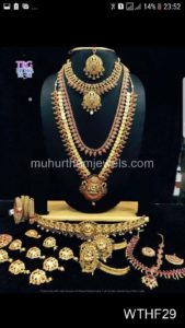 Wedding Jewellery Sets for Rent WTHF29