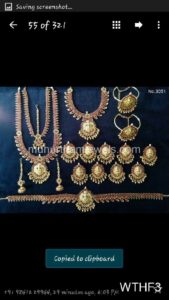 Wedding Jewellery Sets for Rent WTHF3