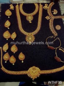 Wedding Jewellery Sets for Rent WTHF35