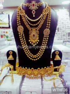 Wedding Jewellery Sets for Rent WTHF36